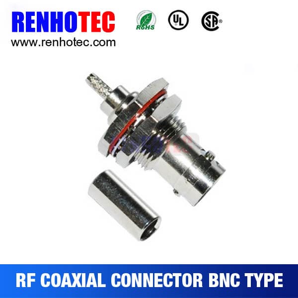2015 hot Adapter BNC Female Cable Connector Straight Crimp